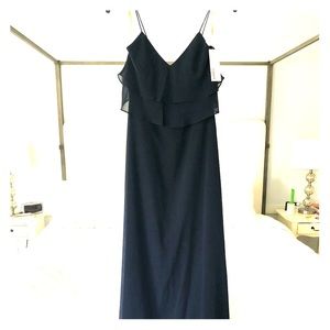 NWT Jenny Yoo Como Bridesmaid Dress-Navy Size 0